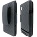 Superior Rubberized Hard Shell Case w/ Holster for Motorola DROID 2 A955