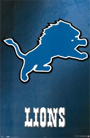Detroit Lions Poster Print, 22x34