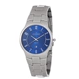 Affaire Mens Titanium Bracelet Skagen et 572XLTXN Blue Quartz Montre &agrave; cadran