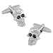Skulls by Umo Lorenzo silver metal cufflinks
