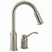 Moen Aberdeen Single Handle Kitchen Faucet With Pullout Spout, Stainless, #7590sl