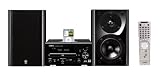 Yamaha M430BL Micro Hi-Fi System with iPod Dock Speakers - Black