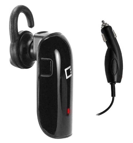 Motorola Moto G Bluetooth V3.0 Headset Earbud With Answer Button And Rechargable Battery. Includes Wall Charger And Car Charger