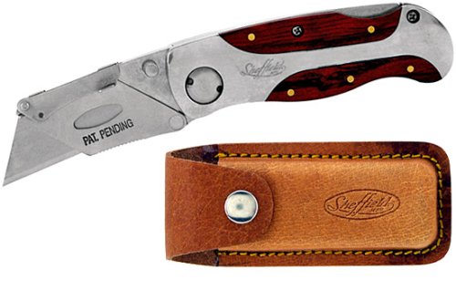 Sheffield Premium Lockback Utility Knife by Great Neck Tools