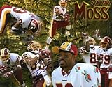 Santana Moss #89 Autographed / Signed Washington Redskins Football 8x10 Photo