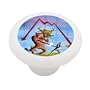Stock Market Changes Decorative High Gloss Ceramic Drawer Knob