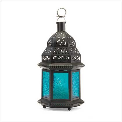 Lantern with Yellow Glass - Style 37438