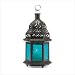 Blue Glass Moroccan Lantern