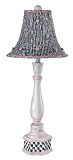 Candlestick on Hexagon Large Lamp Base