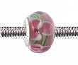 Pandora Style Charm Bead (Z58) Murano Lampwork Glass (14mm x 10mm) (fits Troll too)
