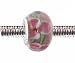 Pandora Style Charm Bead (Z58) Murano Style / Lampwork Glass (14mm x 10mm) (fits Troll too)
