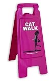 Tussi on Tour Partyschild Cat Walk - Merchandise-Artikel
