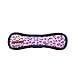 TUFFY Ultimate Bone, Durable Dog Toy (Pink Leopard)