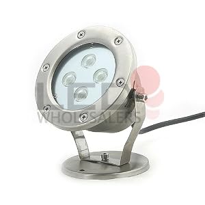 4 Watt Cree LED Outdoor Yard and Garden Light 12v White 9055 by 
