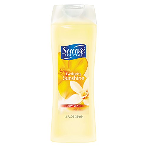 Suave Essentials Body Wash, Everlasting Sunshine 12 oz (Pack of 3)