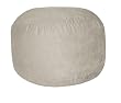 Stone Bigfoot Footstool Urban Suede By Elite Furniture