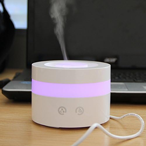 Aromaer 100ml Essential Oil Diffuser with Touch Button, Ultra - Quiet, 7 Auto Color-changing Light and Mist Adjustment Mode