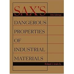 Sax's Dangerous Properties of Industrial Materials, Three Volume Print Package