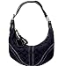 AUTHENTIC COACH SOHO SIGNATURE BLACK BRAIDED HOBO (SMALL) 10599