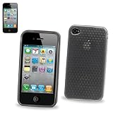 New Fashionable Perfect Fit Polymer Protector 01 Skin Cover Case IPHONE 4G for Apple iPhone 4 16GB 32GB AT&T - BLACK