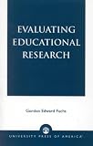 Evaluating Educational Research