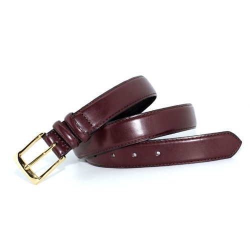 0211 - Marco LTD Mens Feather Edge Leather Dress Belt Cordovan