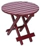 Country Nests Collapsible Side Table, Red
