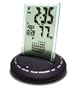 Bedol 18 Zone Time - Glass/Black, Clock