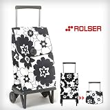 ROLSER ロルサー　フォールディングショッピングカート　フラワーシリーズ【カラー：ホワイト】