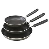 Farberware Aluminum Nonstick 8-Inch, 10-Inch and 11-Inch Dishwasher Safe Skillet Triple Pack