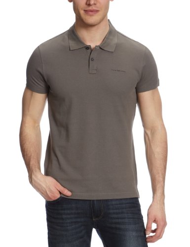 Calvin Klein Jeans Herren Poloshirt CMP79P JKL1H, Gr. 52 (L), Grau (9C3) Preisvergleich