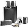 Polk Audio RM6750 5.1 Channel Home Theater Speaker System (Set of Six, Titanium)