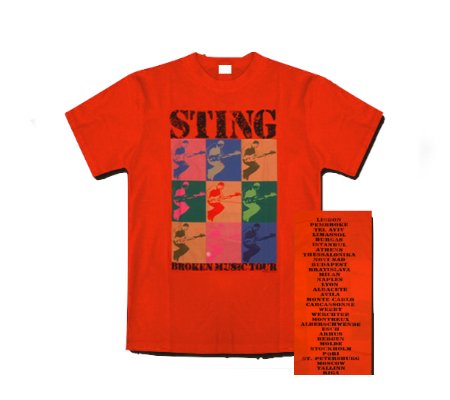 Produkt-Bild: Sting * World - Tour * orange * Shirt * L *