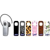 Bluetooth WEP301 Headset With 6 Designer Skins -