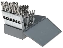 Vermont American 10492 29 Piece 1/16-Inch to 1/2-Inch 3/8-Inch Reduced Shank Twist Drill Bit Assortment in Metal Index