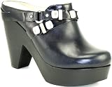 Bernardo Xam Womens High Heel Black Chocolate Platform Clog