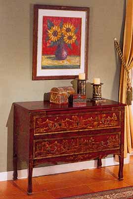 Classic 2 Painted Landscape Drawer Cabinet