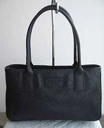 Kate Spade Leather Punched Noel Maddox Bag Satchel Navy