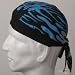 Flame Series Head Wraps-Blue Flame
