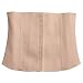 Squeem Magical Lingerie Shapewear, Firm Compression, Cotton & Rubber, Waist Cincher, Mens, Nude, 4 XL