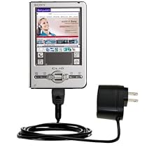 Rapid Wall / AC Charger for the Sony Clie TJ37 - Gomadic Brand w/ TipExchange Technology