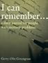 I Can Remember
