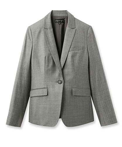 INDIVI(インディヴィ)ステッチカラージャケット