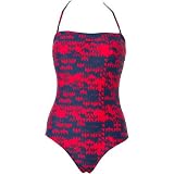Volcom Juniors Flip The Bird One Piece Swimwear, Navy, Large