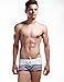 SEOBEAN Mens Low Rise Sexy Swimwear Boxer Brief Trunks 2240