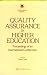 Book Quality Assurance In Higher Education