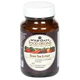 Wild Oats Food Origins Green Tea Extract Dietary Supplement Vegetarian Capsules, 60-Count Bottles (Pack of 2)