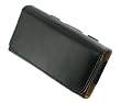 PCMicrostore Apple iPhone Black Leather Texture Horizontal Holster Carrying Case With Belt Loop And Clip