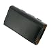 PCMicrostore Apple iPhone Black Leather Texture Horizontal Holster Carrying Case With Belt Loop And Clip
