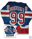 Wayne Gretzky Signed New York Rangers Replica Jersey